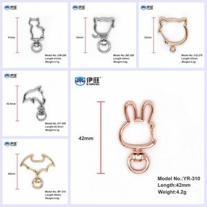 Ewang Swivel Lobster Clasps Metal Spring Snap <b>Hook</b> <b>Clips</b> for Keychains Jewelry Making - Product Image 3