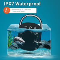 Haut-parleur Bluetooth flottant étanche IPX7, haut-parleur sans fil à clipser pour la douche et la salle de bain, haut-parleur Bluetooth portable