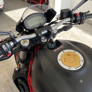 Accessoires de modification de moto adaptés à <span class=keywords><strong>Ducati</strong></span> Monster : interrupteur électrique, couvercle de réservoir de carburant, verrouillage complet du corps - Product Image 4