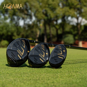 [Exclusif E-commerce] HONMA Nouveau BERE 09 Noir et Or Ensemble de clubs de golf pour hommes Sac à roulettes Fabriqué en Chine Cuir synthétique en microfibre - Product Image 4