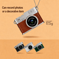 Kamera Mini Flip Screen Retro CCD HD Selfie untuk Pelajar 180 °   Kamera Anak Portabel untuk Perjalanan dengan Layar Lipat, Lampu Isi Terintegrasi, dan Kartu 32GB