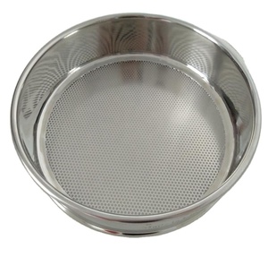 Tamiz de Prueba de Placa Perforada de Acero Inoxidable, Cumple con la Norma ISO 3310, para Pruebas de Suelo y Polvo - Product Image 1