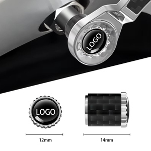 ใหม่ประแจรถยนต์คาร์บอนไฟเบอร์แท้วาล์วกันขโมย, วาล์วปรับสภาพยางแบบแข็ง - Product Image 4