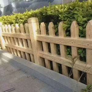 Clôture à Grain de bois moule pelouse garde-corps intérieur et extérieur cour jardin clôture cloison Villa clôture arbre plastique ciment béton - Product Image 3