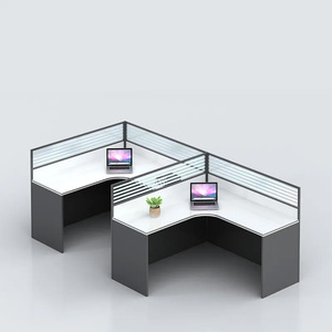 Poste de travail modulaire pour 4 personnes Table de séparation Mobilier de bureau - Product Image 6