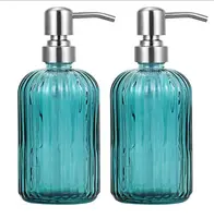 12OZ cam dağıtıcı pompa şişeleri mutfak ve banyo için-bulaşık deterjanı, el sabunu, şampuan, losyon, ağız suyu, ve daha fazlası