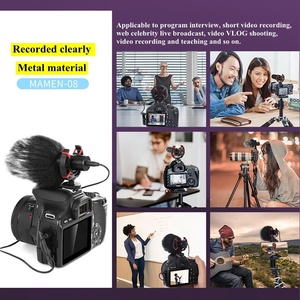 Film Film Studio Caméra Vidéo Microphone À Condensateur <span class=keywords><strong>TV</strong></span> Interview <span class=keywords><strong>Micro</strong></span> SLR Photographie Téléphone Mobile Live Stream Enregistrement Vlog - Product Image 2
