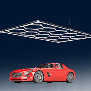 <span class=keywords><strong>Lumières</strong></span> hexagonales à haut rendement lumineux, éclairage LED très vendu pour la salle d'exposition, garage haut de gamme et <span class=keywords><strong>atelier</strong></span> automobile - Product Image 4