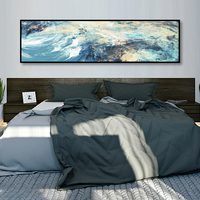 Toile d'impression encadrée abstraite, art pour décoration murale, chambre