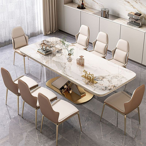 Tavolo da Pranzo Espandibile Classico di Lusso Altamente Competitivo per Arredamento Casa con Piano in <span class=keywords><strong>Marmo</strong></span> - Product Image 2