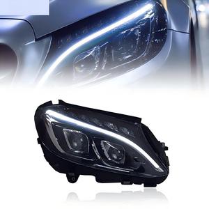 Mercedes-Benz W205 Classe C C180 C260 C200 2015-2019 12V Nouveaux phares LED pour rénovation/mise à niveau - Product Image 1