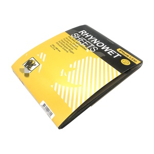 INDASA P60-P2000 Hoja de papel de <span class=keywords><strong>lija</strong></span> de carburo de silicio húmedo/seco, papel abrasivo impermeable para pulido de pintura de automóviles y metal - Product Image 2