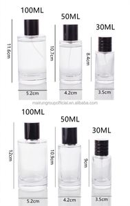 High Quality Empty Custom Perfume <b>Bottles</b> 30ml 50ml 100ml 100pcs Luxury <b>Box</b> Screen Printing Pump Sprayer Refillable Glass - Product Image 4