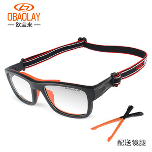 Lunettes de basketball OBAOLAY, monture TR90, verres en polycarbonate, protection UV, antidérapantes, lunettes de sport d'extérieur - Product Image 3