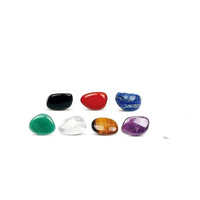 Kit de Sorcellerie avec Pendule en Cristal Arc-en-ciel 7 Chakras Naturels, Tapis de Tarot et Coffret Bouteille à Vœux en Cristal
