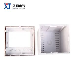 XJS-4 80*80*85mm Digital Display ABS Meter Housing Plastic Enclosure Digital Panel Meter Enclosures ABS Junction Box Customized