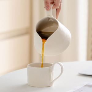 Taza de Cerámica Estilo Crema Personalizada, Utensilio para Café Hecho a Mano, Taza con Filtro de Café Personalizada - Product Image 4