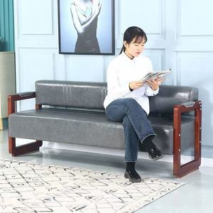 Sillón de Espera para Barbería, Silla de Salón Ergonómica de Madera Maciza Retro, Silla de Descanso para Clientes de Salón de Belleza, Peluquería y Uñas - Product Image 1