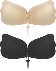 Reggiseno <span class=keywords><strong>push</strong></span>-<span class=keywords><strong>up</strong></span> da donna personalizzato in fabbrica, sexy, biadesivo, a coppa 3/4, con motivo a tinta unita, senza schienale, con spalline e ferretto, lavorato a maglia - Product Image 1