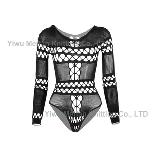 Offres Spéciales Sexy Lingerie femmes <span class=keywords><strong>bas</strong></span> érotiques Sexy découpe bébé poupées <span class=keywords><strong>noir</strong></span> <span class=keywords><strong>Bikini</strong></span> body maille pure body - Product Image 3