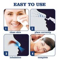 Spray nasal doux à l'eau de mer pour le rhume et les allergies, nettoyant physiologique pour le mucus et patchs corporels apaisants
