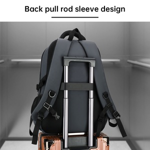 Mochila de Viaje HAIBOWY de Lujo y Gran Capacidad para Hombre, Impermeable, Estilo Casual de Negocios, Sistema de Transporte al Hombro, para Computadora y Escuela - Product Image 5