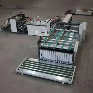 Machine automatique de fabrication de sacs fourre-tout en polyéthylène machine à coudre et à découper les sacs PP tissés