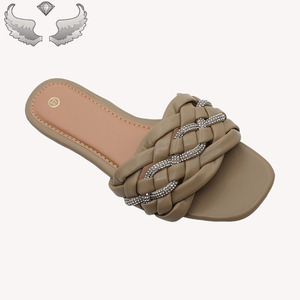 High-quality Design Casual Woven Sequin Outdoor Wholesale Lightweight Daily Women's Sandals and <b>slippers</b> Ready to Ship Inventory - Product Image 3