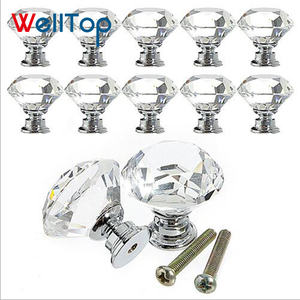 New Arrivals <span class=keywords><strong>Drawer</strong></span> Knobs Kim Cương Shaped Crystal Glass 30 Mét Tủ Knobs Kéo Xử Lý VT-01.111 - Product Image 6