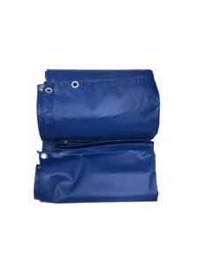 Bâche en PVC laminée double face imperméable de couleur bleue de l'usine de bâches Xiangguang de Yiwu - Product Image 3