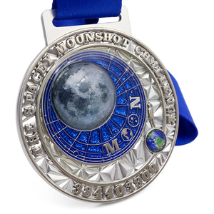 Medallas Deportivas Personalizadas con Logotipo Grabado, de Aleación de Zinc, Galvanizadas, con Impresión UV, en Oro, Plata y Cobre, para Competiciones de Baloncesto - Product Image 6