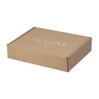 Venta al por mayor de papel corrugado ecológico logotipo personalizado impreso A9 e-flauta envío correo cajas de embalaje