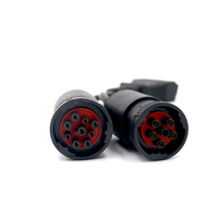 Lecteur de codes de panne OEM 12V pour camion léger avec câble adaptateur 6 broches 9 broches J1939 J1708 Diesel Essence V500 Outil de diagnostic 2 en 1