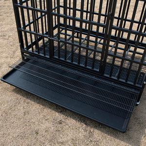 Gabbia per Animali Domestici Pieghevole di Facile Montaggio con Ruote Girevoli e Vassoio Rinforzato, Tubo Ellittico, Ampio Spazio, Vendita all'Ingrosso - Product Image 3