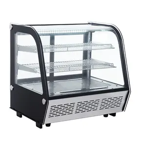 120 Liter Bakery Display Racks Cooler Cake Refrigerator Showcase Commercial Potable Counter Tops Refrigerator Home Fridge