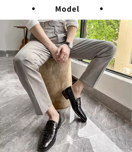 Zapatos de Vestir de Cuero de Primera Calidad para Hombre, con Cordones, Formales, para Oficina y Aniversario, Estilo Oxford - Product Image 6
