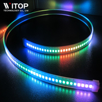 Bande lumineuse LED RVB couleur adressable SK6812 SMD3535 60 Leds intégrée IC IP20/IP65/IP67 Flexible