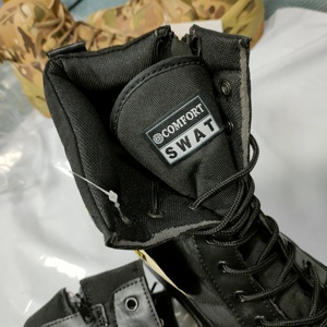 TSB09 Bottes de désert confortables noires en daim léger, fabriquées en Chine, en stock à prix abordable - Product Image 4