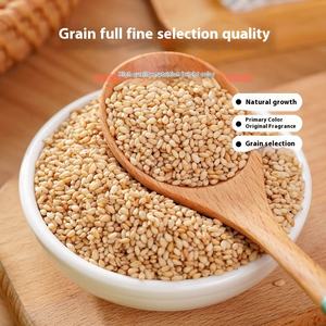 Fragranti e croccanti semi di sesamo bianco tostati pronti per il consumo domestico commerciale per la cottura di condimento saltato in padella affumicato - Product Image 2