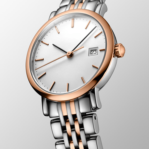 Reloj Mecánico Automático Clásico con Indicador de Fecha, Brazalete de Acero Inoxidable para Mujer, Longinesing - Product Image 3