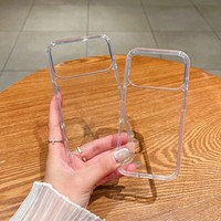 Coque de Téléphone en Acrylique Transparent pour iPhone 17 Pro Max, Étui Rigide Translucide pour iPhone 11 12 13 14 15 16 et Samsung