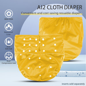 Couche en tissu épais grande taille pour adultes, 1 pièce, couche-culotte en tissu, bon marché, avec doublure réutilisable en tissu pour adultes - Product Image 2