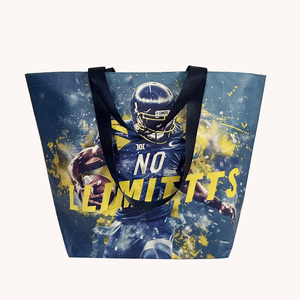 Borse <span class=keywords><strong>Shopping</strong></span> Riutilizzabili in PP Tessuto con Stampa Personalizzata 2026 <span class=keywords><strong>World</strong></span>, Laminazione Opaca e Design Calcistico - Product Image 5