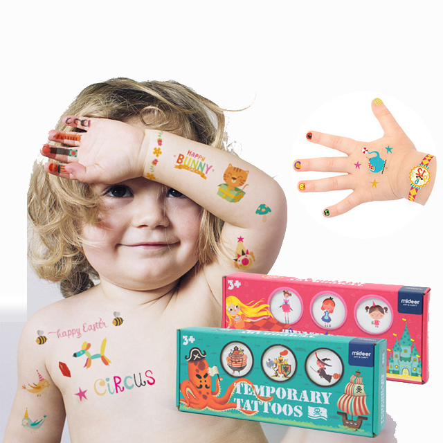 New Cartoon 3Y+ Kids Colorful Garden 234pcs Finger Children's Baby Animal Tattoo Finger Stickers Gifts