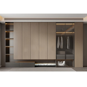 Nuevos Diseños de Armarios de Madera Delicados y de Lujo, Fáciles de Instalar, Elegantes, Resistentes a la Humedad, Bajos en Formaldehído, Muebles para Apartamentos - Product Image 2