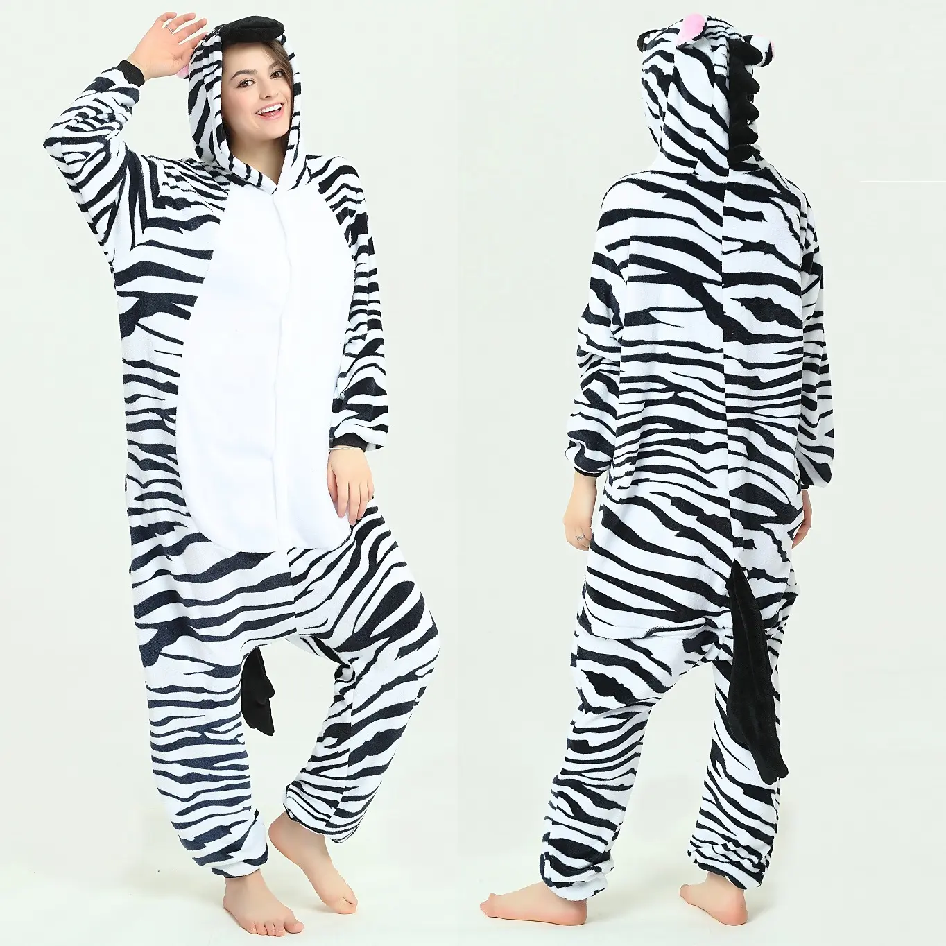 Produttori di pigiami per adulti Zebra per adulti