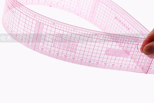 Multifunktion ales neues Kunststoff-Lineal-Set Manueller Vorschub mechanismus Muster hersteller für Nähmaschinen zum Schneiden von Kleidung - Product Image 3