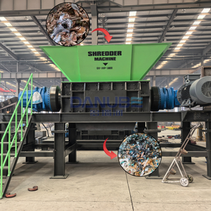 Trituradora de Residuos Electrónicos Personalizada con Motor de Doble Eje, Máquina de Trituración de Madera, Neumáticos, Cartón, Laptops y Plástico - Product Image 1