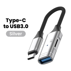 Adattatore OTG 2 <span class=keywords><strong>in</strong></span> 1 da <span class=keywords><strong>Type</strong></span>-<span class=keywords><strong>C</strong></span> a USB 3.0 con lettore di schede per iPhone 15, 16, 17 - Product Image 3