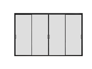 完全に密封された二重ガラスアルミニウム引き戸/バルコニーのスリングドア - Product Image 5